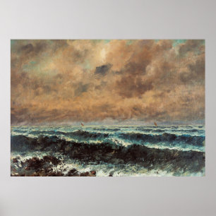 Herbstmeer – Gustave Courbet Poster