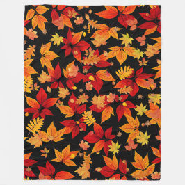 Herbstmitte Fleecedecke