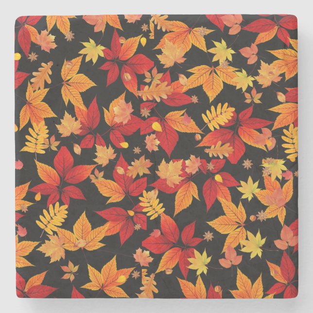 Herbstmitte Steinuntersetzer (Vorderseite)