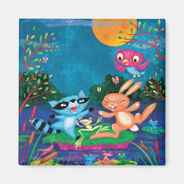 Herbstmond Magnet (Vorne)