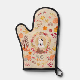 Herbstmoofen Mitt mit Rex the TV Terrier Ofenhandschuh