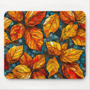 Herbstmosaikmuster Mousepad