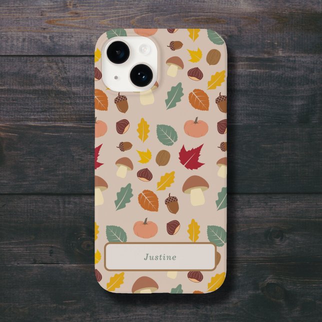 Herbstmuster Beispiel Telefon Fall Case-Mate iPhone 14 Hülle (Autumn Pattern Phone Case)