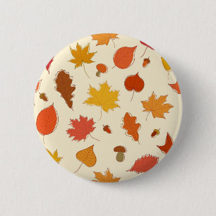 Herbstmuster Button