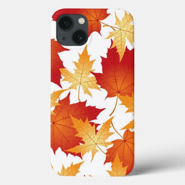 Herbstmuster Case-Mate iPhone Hülle (Rückseite)