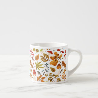 Herbstmuster Espressotasse