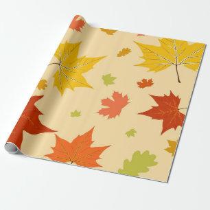 Herbstmuster Geschenkpapier