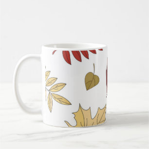 Herbstmuster Kaffeetasse