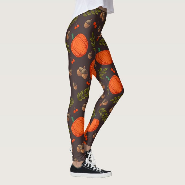 Herbstmuster Leggings (Rechts)