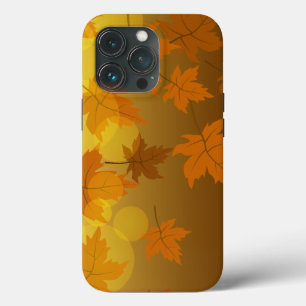 Herbstmuster mit abfallenden Ahorn-Blätter und Buc Case-Mate iPhone Hülle