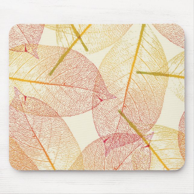 Herbstmuster Mousepad (Vorne)