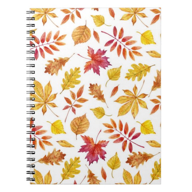 Herbstmuster Notizblock (Vorderseite)