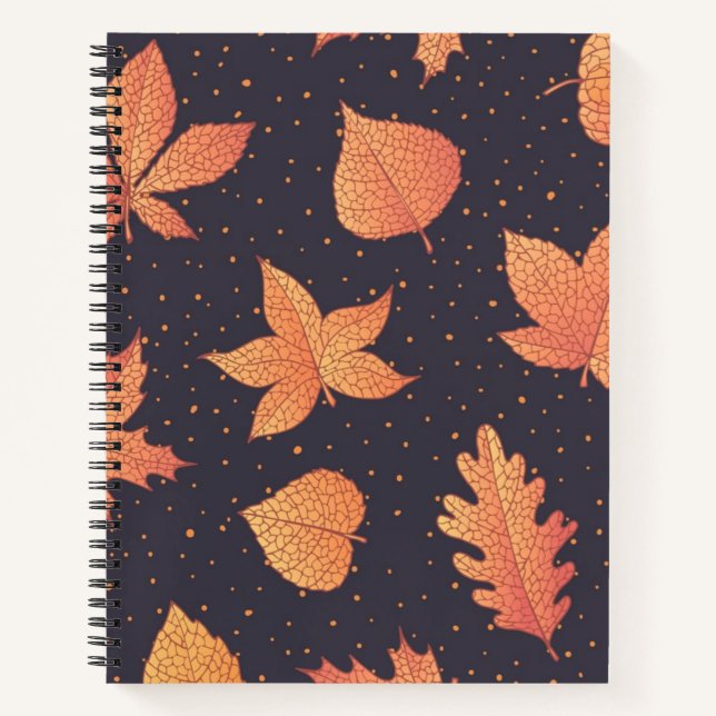 Herbstmuster Notizbuch (Vorderseite)