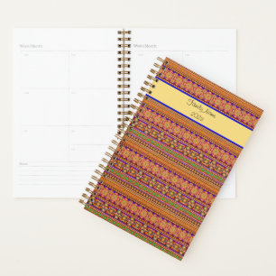 Herbstmuster personalisiert planer