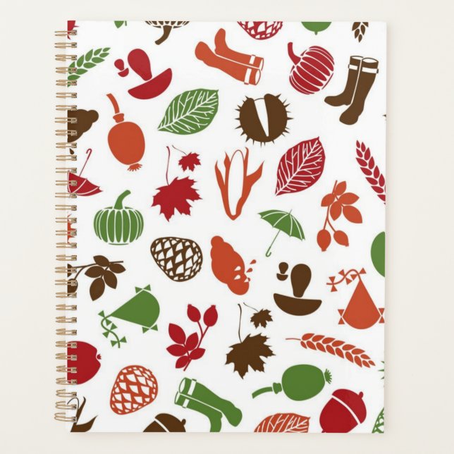 Herbstmuster Planer (Vorderseite)