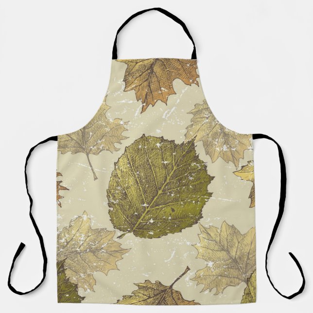 Herbstmuster Schürze (Vorderseite)
