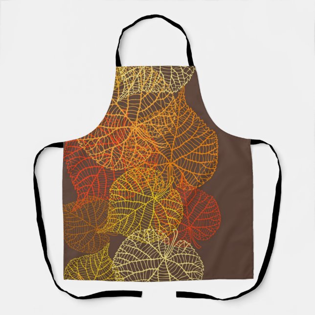 Herbstmuster Schürze (Vorderseite)