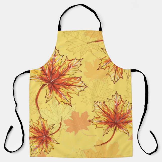 Herbstmuster Schürze (Vorderseite)