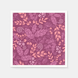 Herbstmuster Serviette