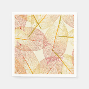 Herbstmuster Serviette