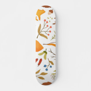 Herbstmuster Skateboard