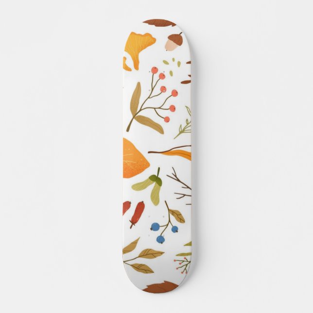 Herbstmuster Skateboard (Vorne)