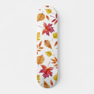 Herbstmuster Skateboard