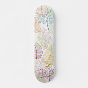 Herbstmuster Skateboard