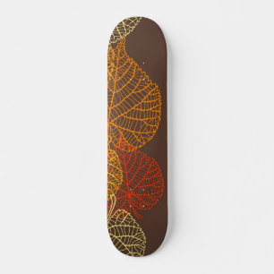 Herbstmuster Skateboard