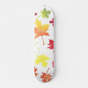 Herbstmuster Skateboard