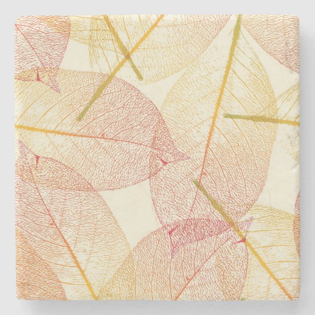 Herbstmuster Steinuntersetzer (Vorderseite)