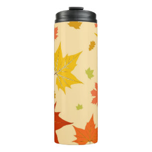 Herbstmuster Thermosbecher