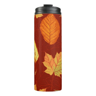 Herbstmuster Thermosbecher