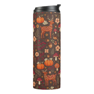 Herbstmuster Thermosbecher