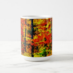 Herbstnachmittag - Gemälde Kunstbecher Kaffeetasse