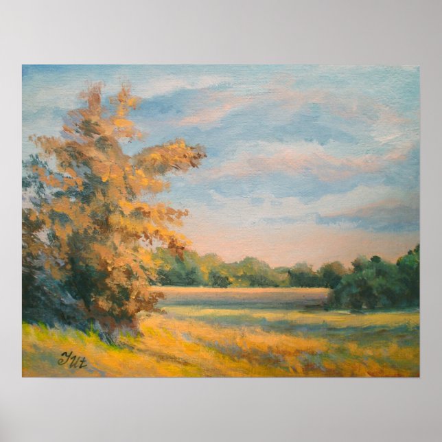 Herbstnachmittag. Poster (Vorne)