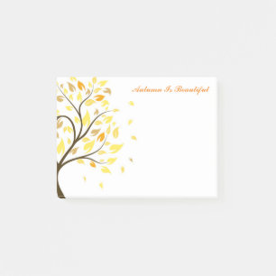 Herbstnachrichten Herbst ist schön Post-it Klebezettel