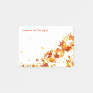 Herbstnachrichten-Herbst ist schön Post-it Note Klebezettel