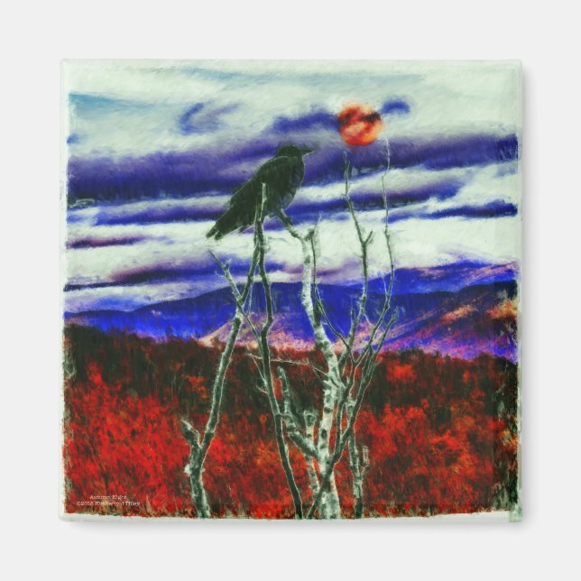 Herbstnacht Magnet (Vorne)