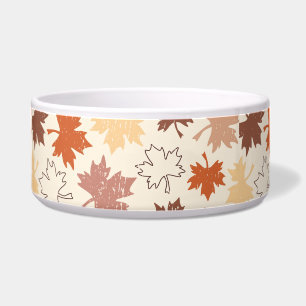 Herbstnatur, Erntedank des Herbstblattes Napf
