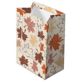 Herbstnatur, Herbstmapfelblatt Erntedank Mittlere Geschenktüte