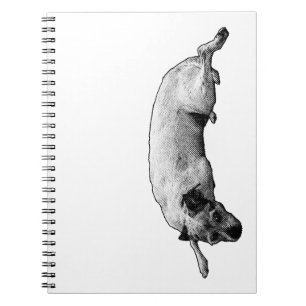 Herbstnotizen mit Retro Pup Energy Notizblock