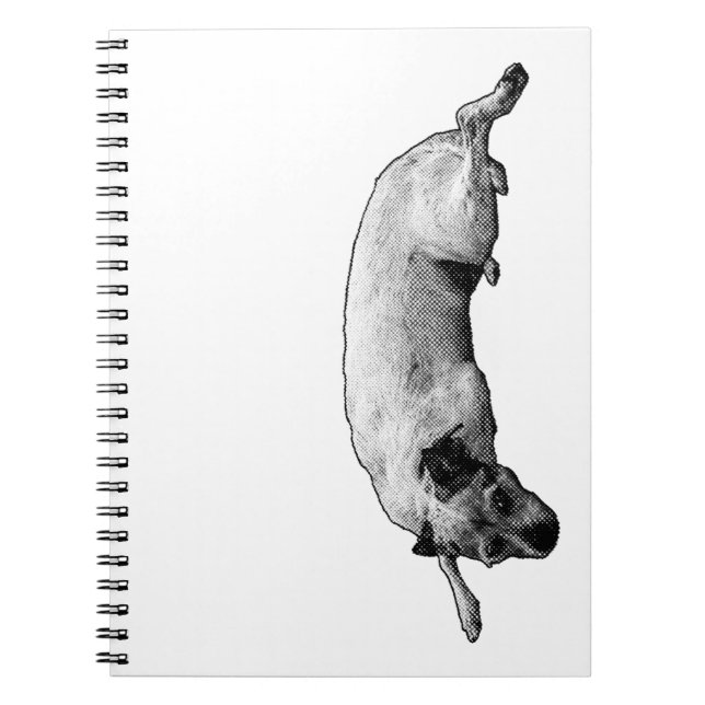 Herbstnotizen mit Retro Pup Energy Notizblock (Vorderseite)