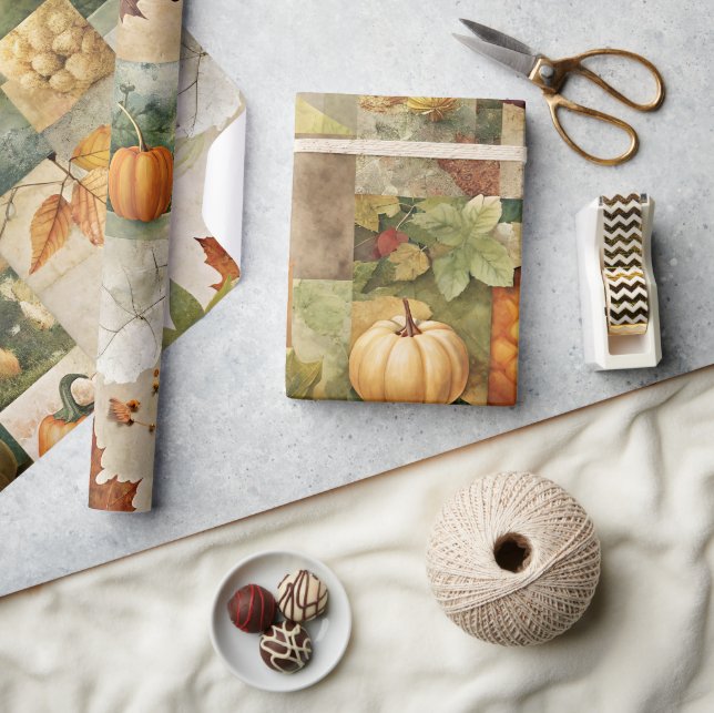Herbstpapierkollektion 04 geschenkpapier (Kunsthandwerk)