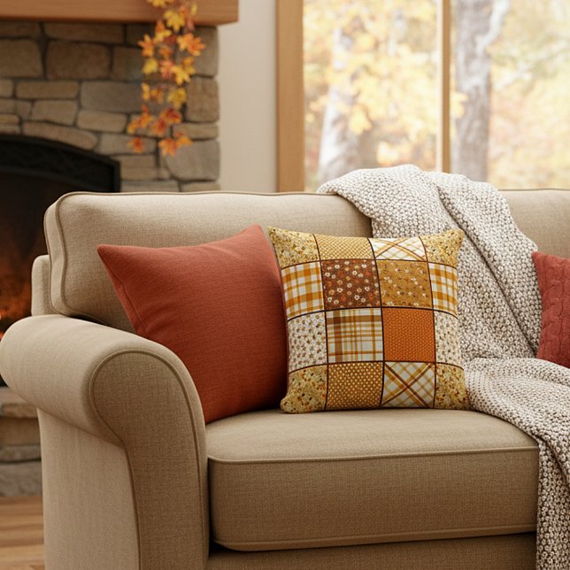 Herbstpatchwork Kissen (Von Creator hochgeladen)