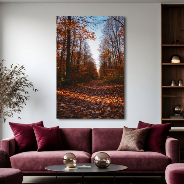 Herbstpfad: Zeitpause Poster (Von Creator hochgeladen)