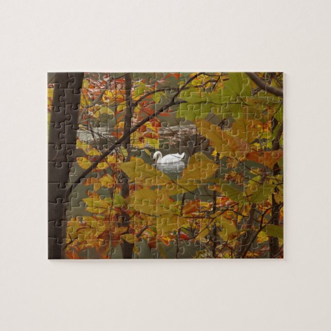 Herbstpfeifen mit Swan (Horizontal)
