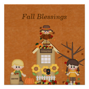 Herbstposter Poster