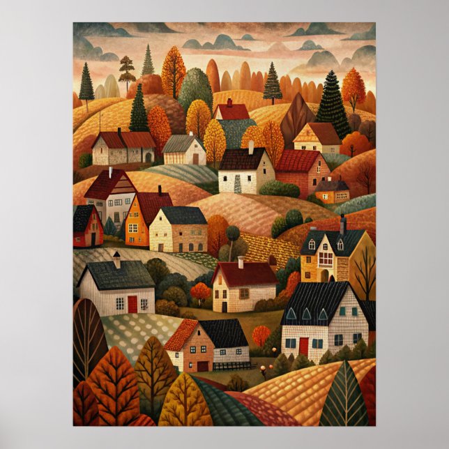 Herbstposter Poster (Vorne)