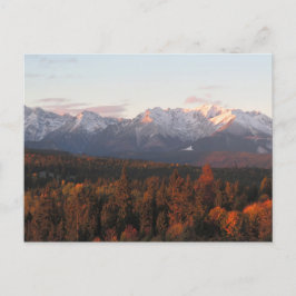 Herbstposter Tatras Postkarte